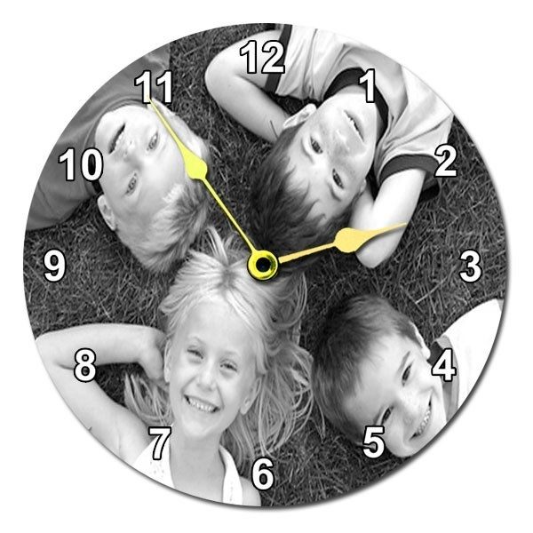 Round Photo Wall Clock