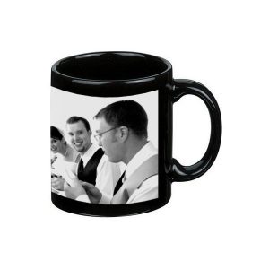 Photo Coffee Mug in Black