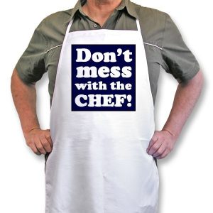 Personalised Apron "Don't mess with the chef!"