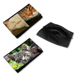 Personalised printed photo clutch purse