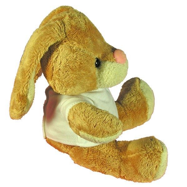 Personalised soft toy rabbit with floppy ears